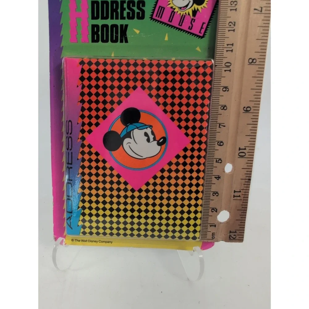 Vintage 1991 Disney Mickey Mouse Mead Address Book Notebook -  New Sealed